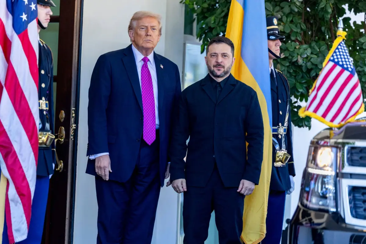 Esta é a terceira visita de Volodymyr Zelensky à Casa Branca desde o regresso ao poder de Donald Trump