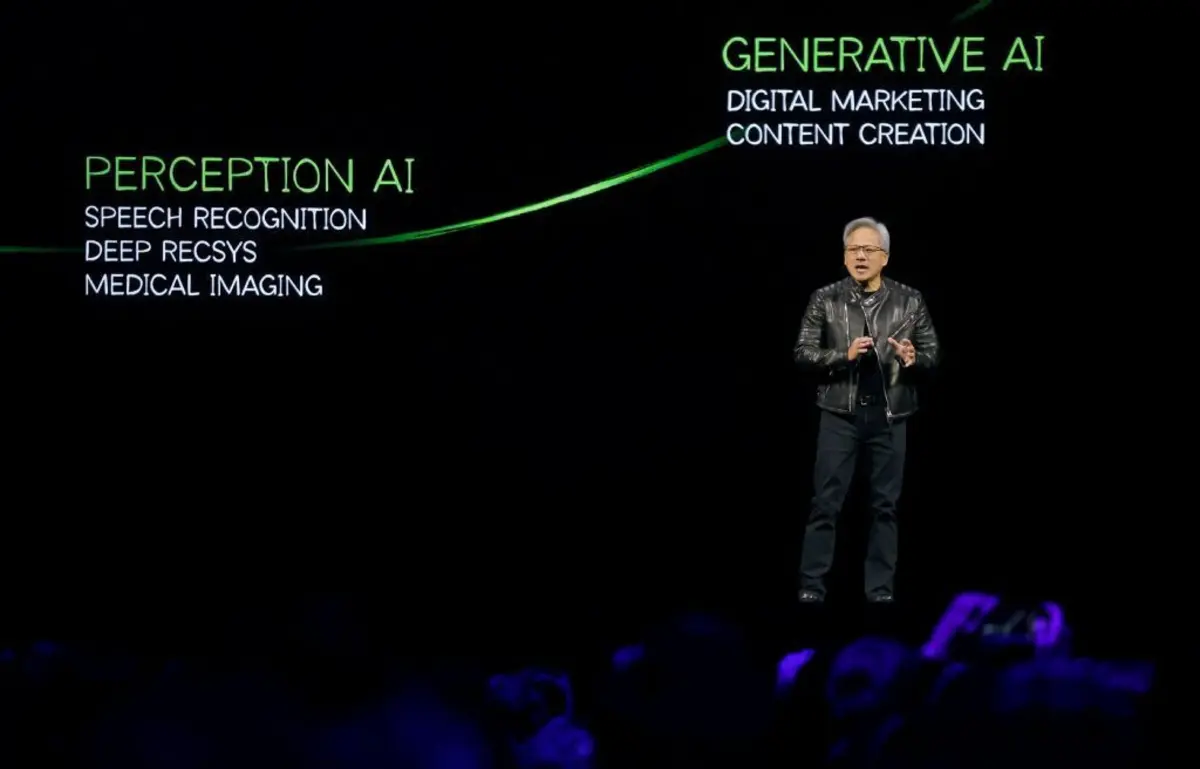 O CEO da Nvidia, Jensen Huang