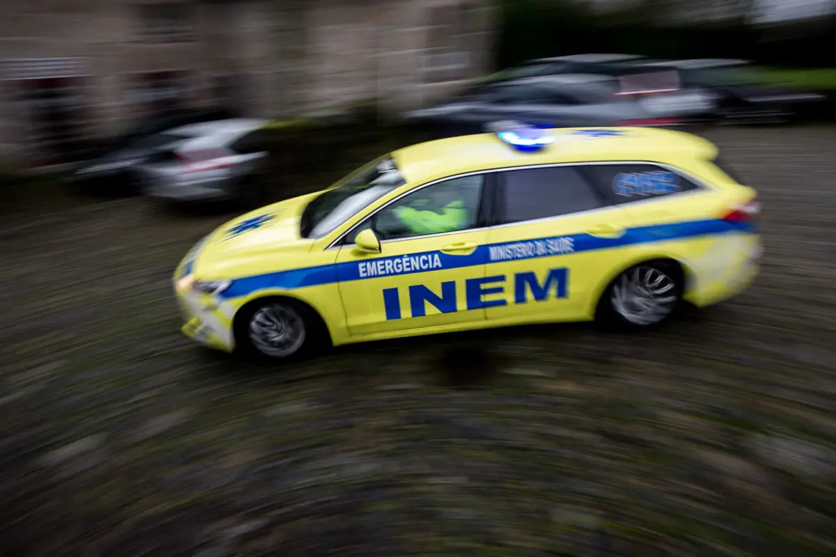 Duas VMER estiveram no local do acidente