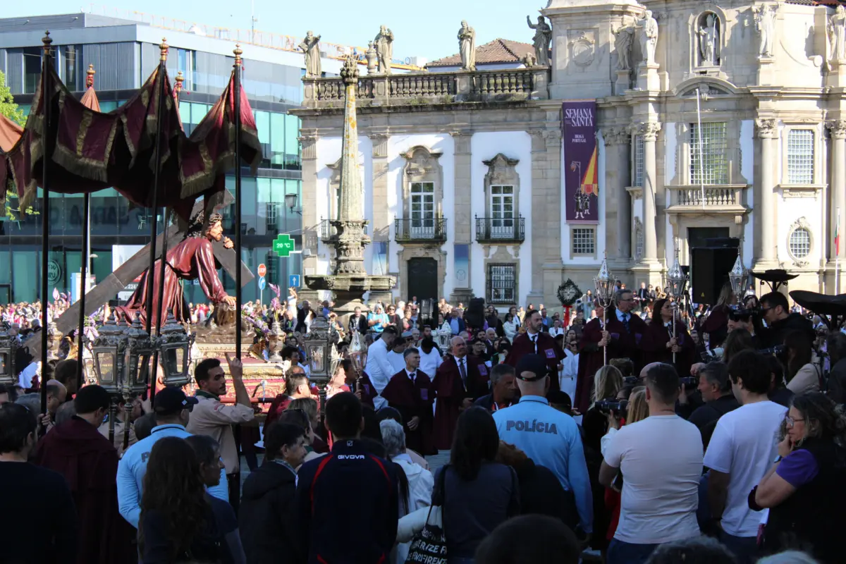 Bom tempo atraiu mais gente a Braga