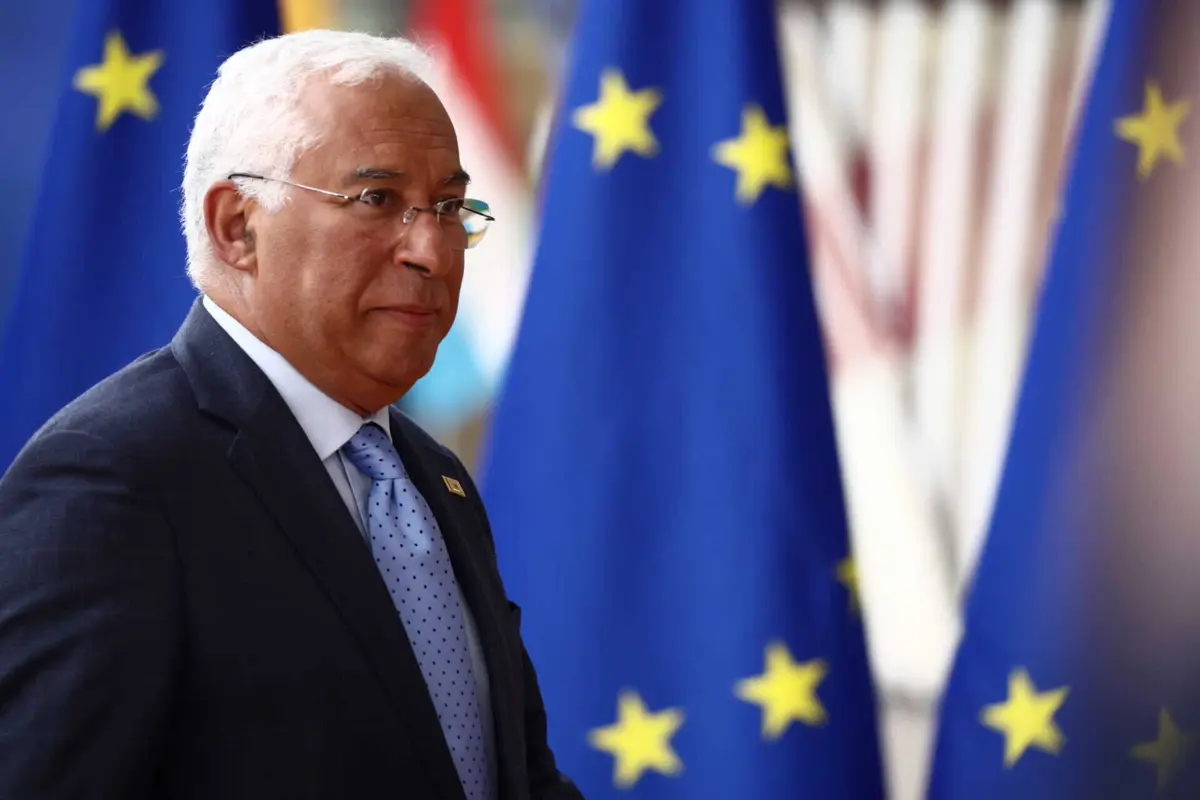O presidente do Conselho Europeu, António Costa