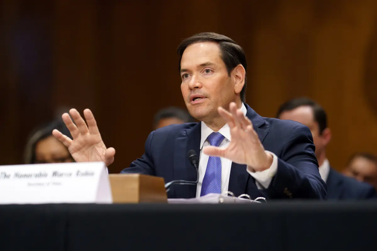 Secretário de Estado norte-americano, Marco Rubio