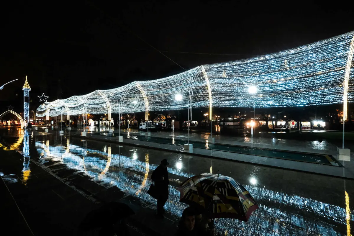 Iluminação de Natal em Matosinhos, em 2019