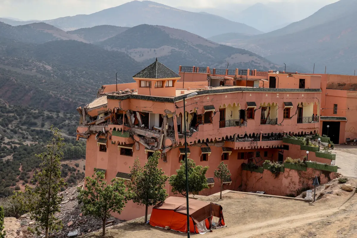 Imagem de contexto do artigo Desalojados improvisam tendas a 1130 metros de altitude