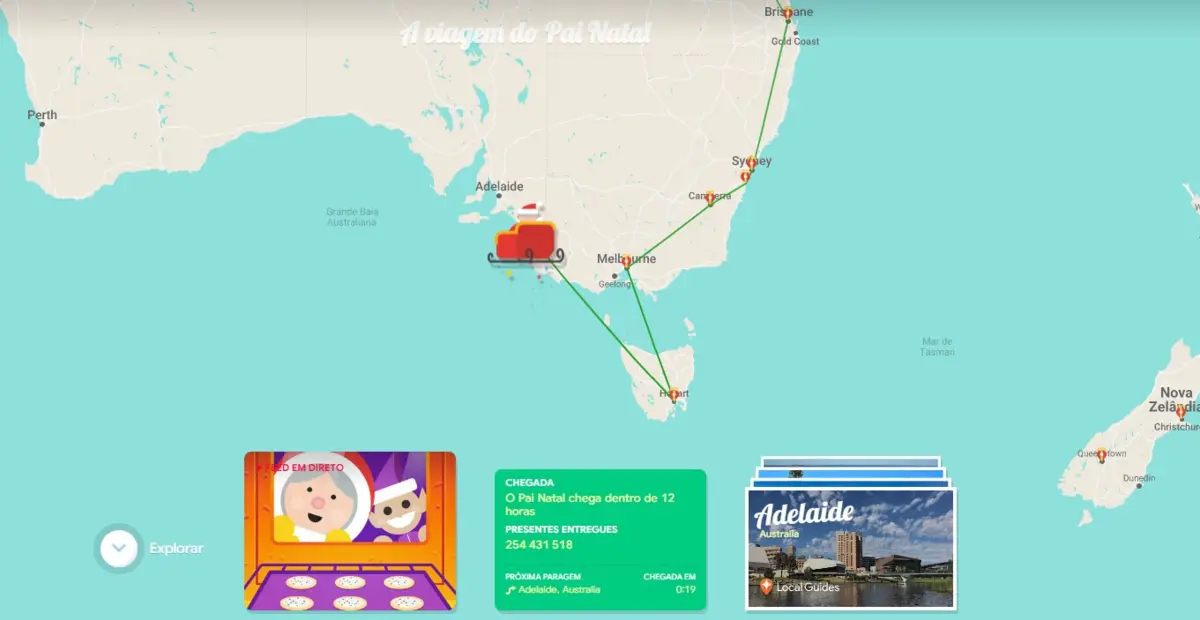 “Santa Tracker” foi lançado em 2004