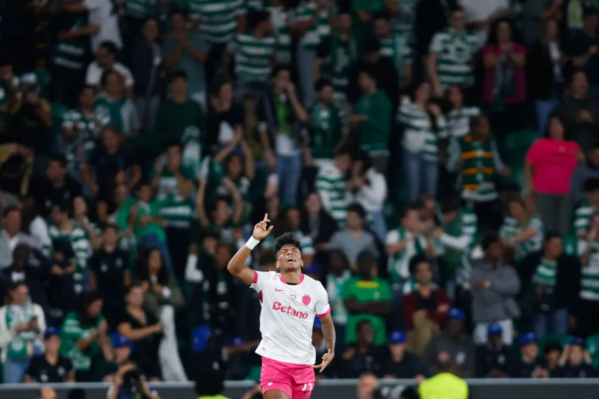 Alisson marcou o golo da vitória no último jogo do Sporting