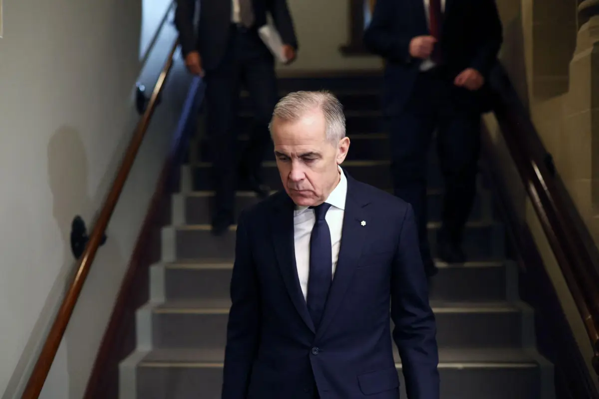 O primeiro-ministro canadiano, Mark Carney