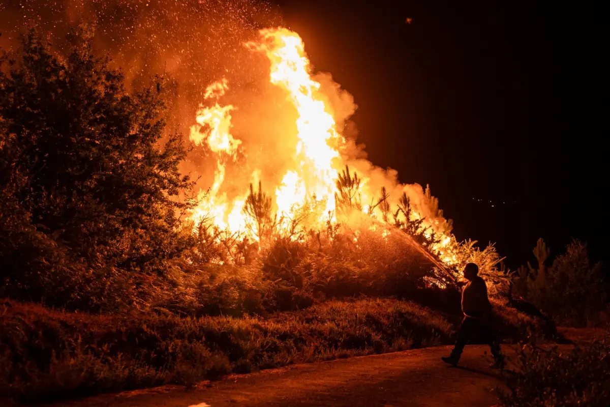 Imagem de contexto do artigo Nove principais incêndios combatidos por mais de 3200 operacionais