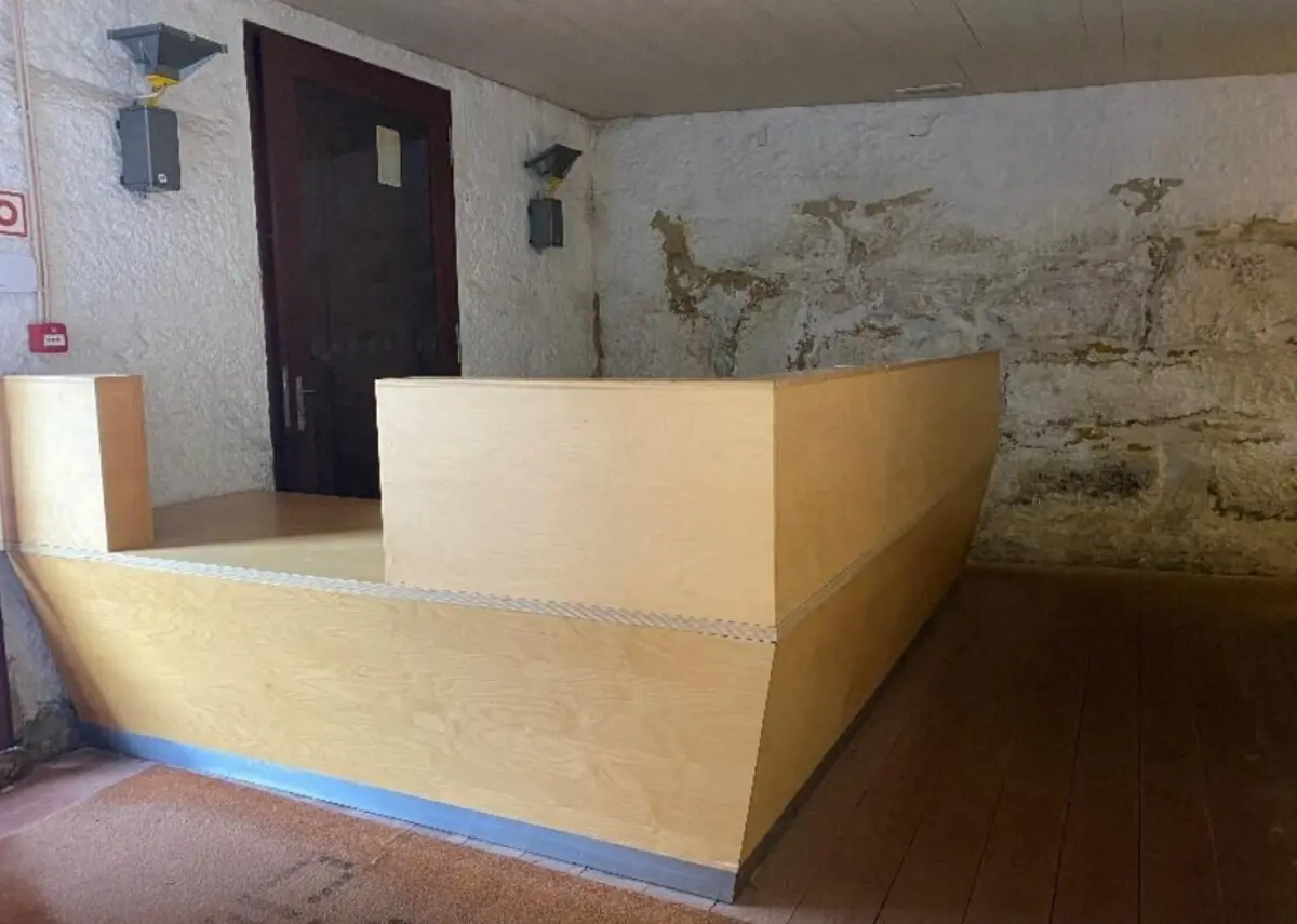 Foto da receção do Cutir Ciência que consta do relatório de avaliação do equipamento