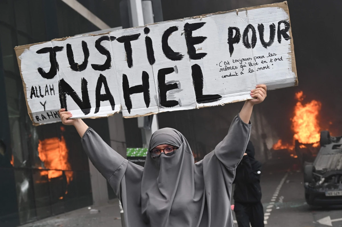 Protestos em Nanterre