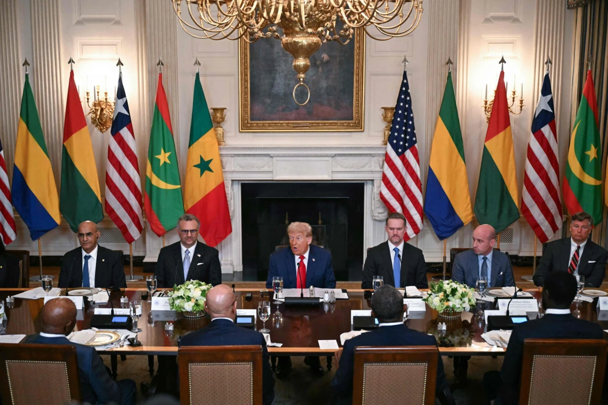 Trump almoçou na Casa Branca com líderes africanos