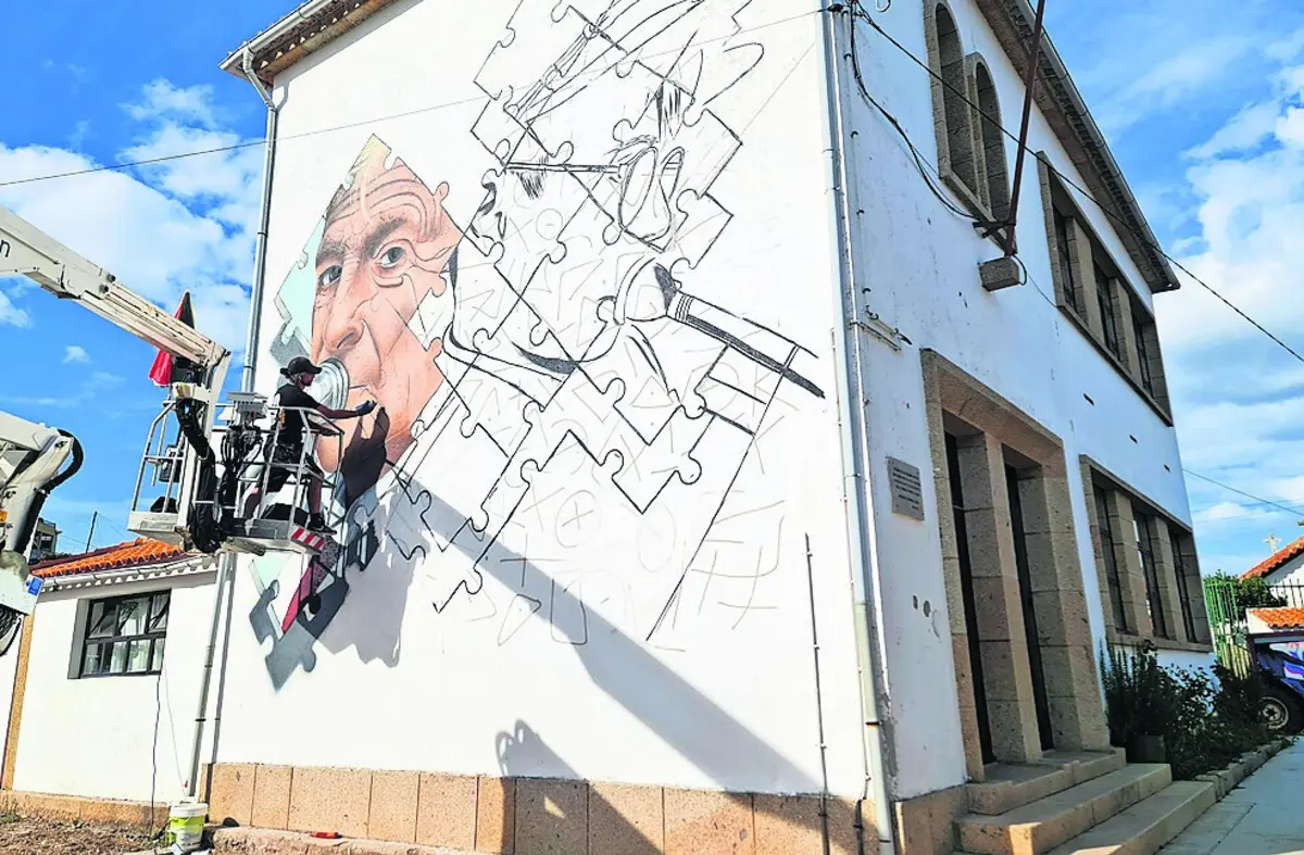 Arte urbana dá vida a paredes vazias na região do Douro