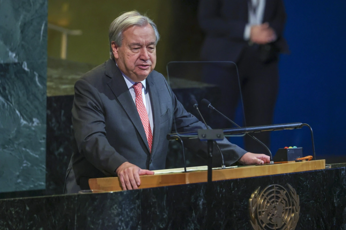 Secretário-geral das Nações Unidas Antonio Guterres