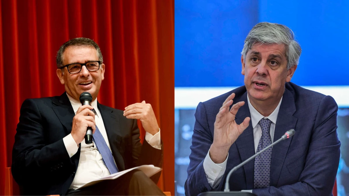 António José Seguro (esquerda) e Mário Centeno (direita)