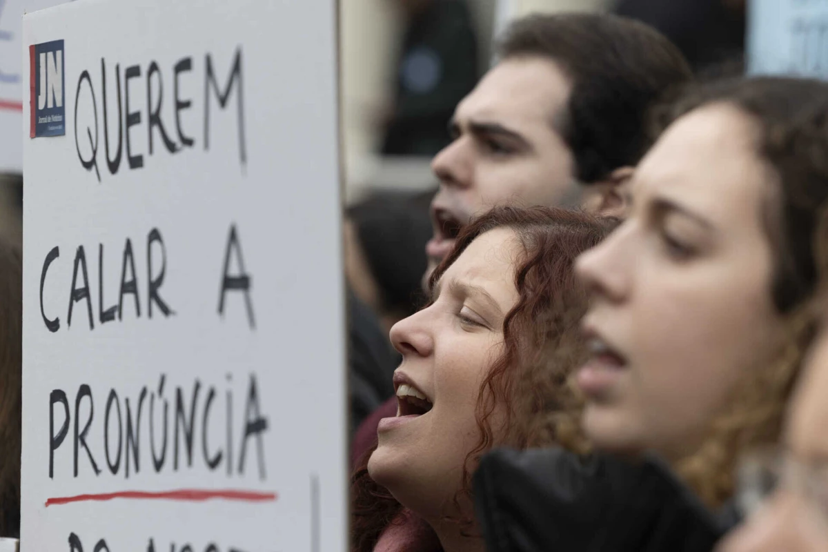 Trabalhadores dos títulos do Global Media Group, como o JN, estiveram em greve e manifestaram-se no dia 10 de janeiro