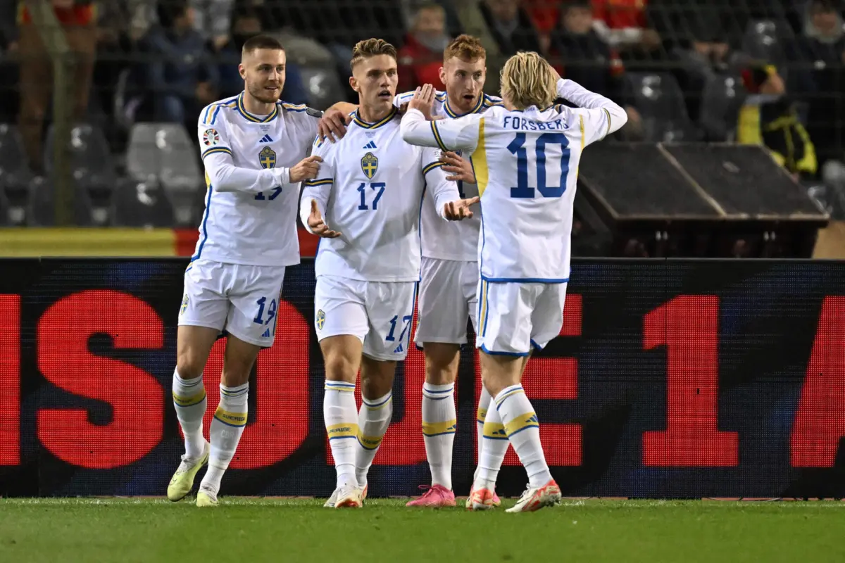 Gyokers marcou três golos pela seleção sueca na fase de apuramento para o Euro 2024