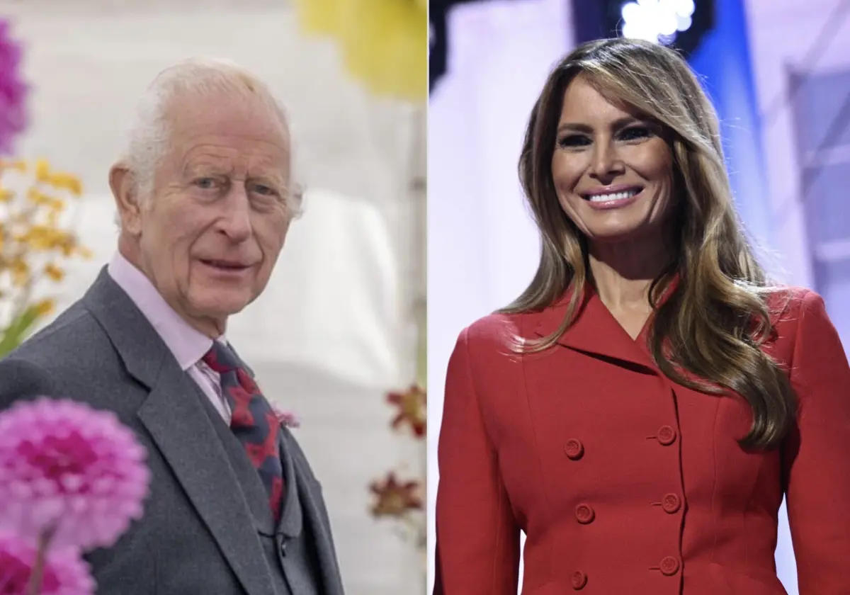 Imagem de contexto do artigo Melania Trump troca correspondência com Carlos III desde 2005