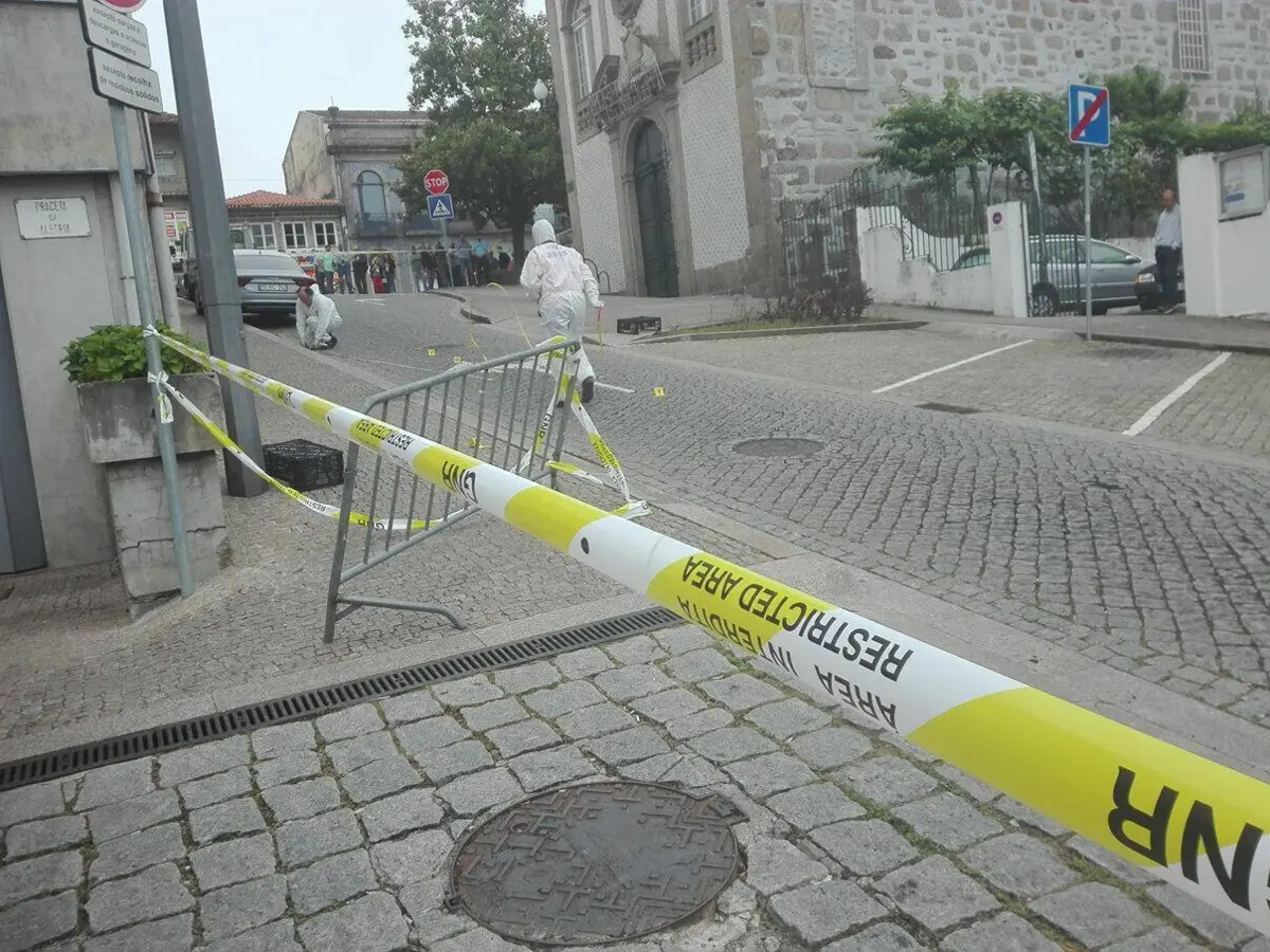 PJ esteve no local após o crime