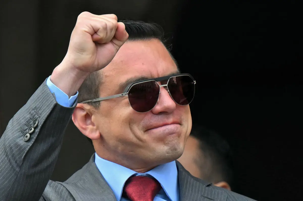 Daniel Noboa venceu as eleições presidenciais na segunda volta realizada no domingo