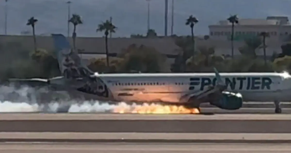 Imagem de contexto do artigo Fogo em avião após aterragem de emergência em Las Vegas