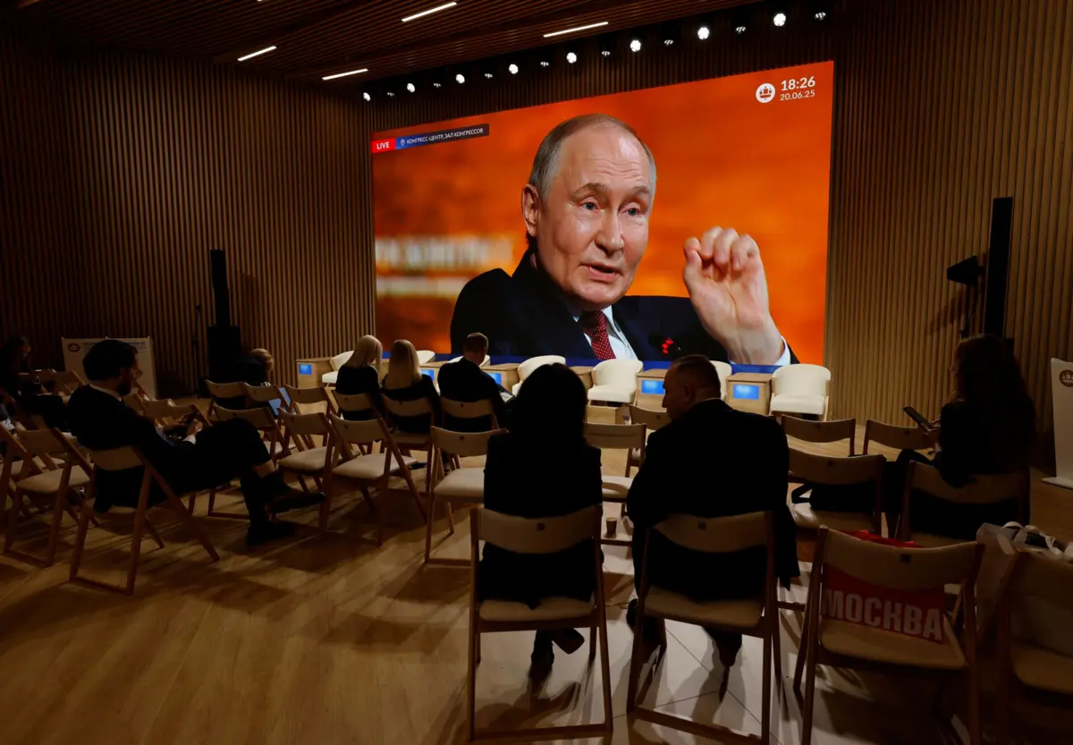 O presidente russo, Vladimir Putin