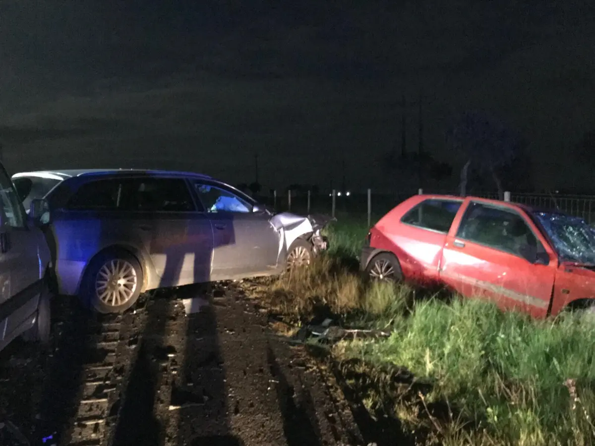 Acidente cortou o trânsito na EN18