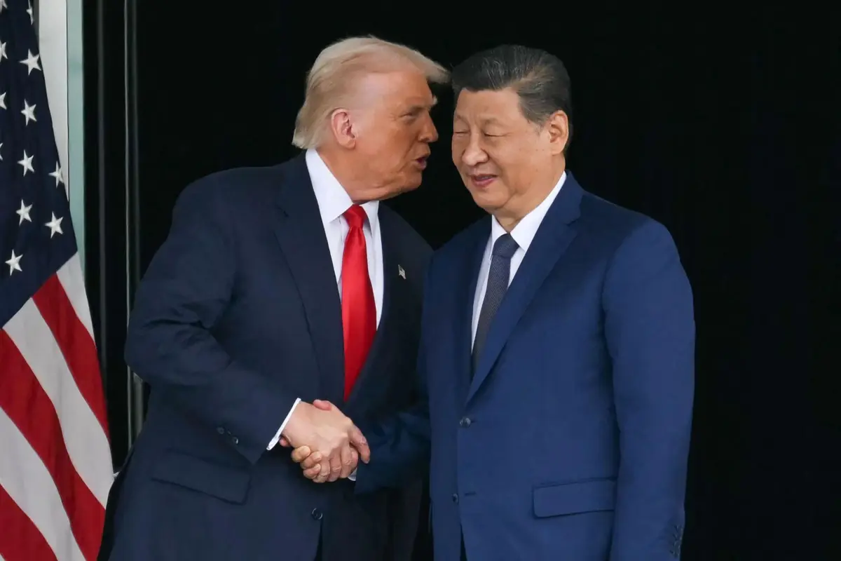 O presidente dos Estados Unidos, Donald Trump, e o homólogo chinês, Xi Jinping