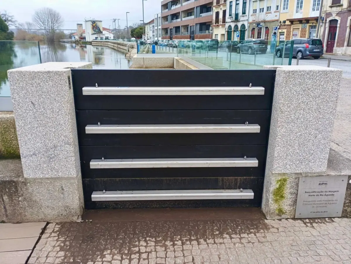 Comportas protegeram Águeda das cheias