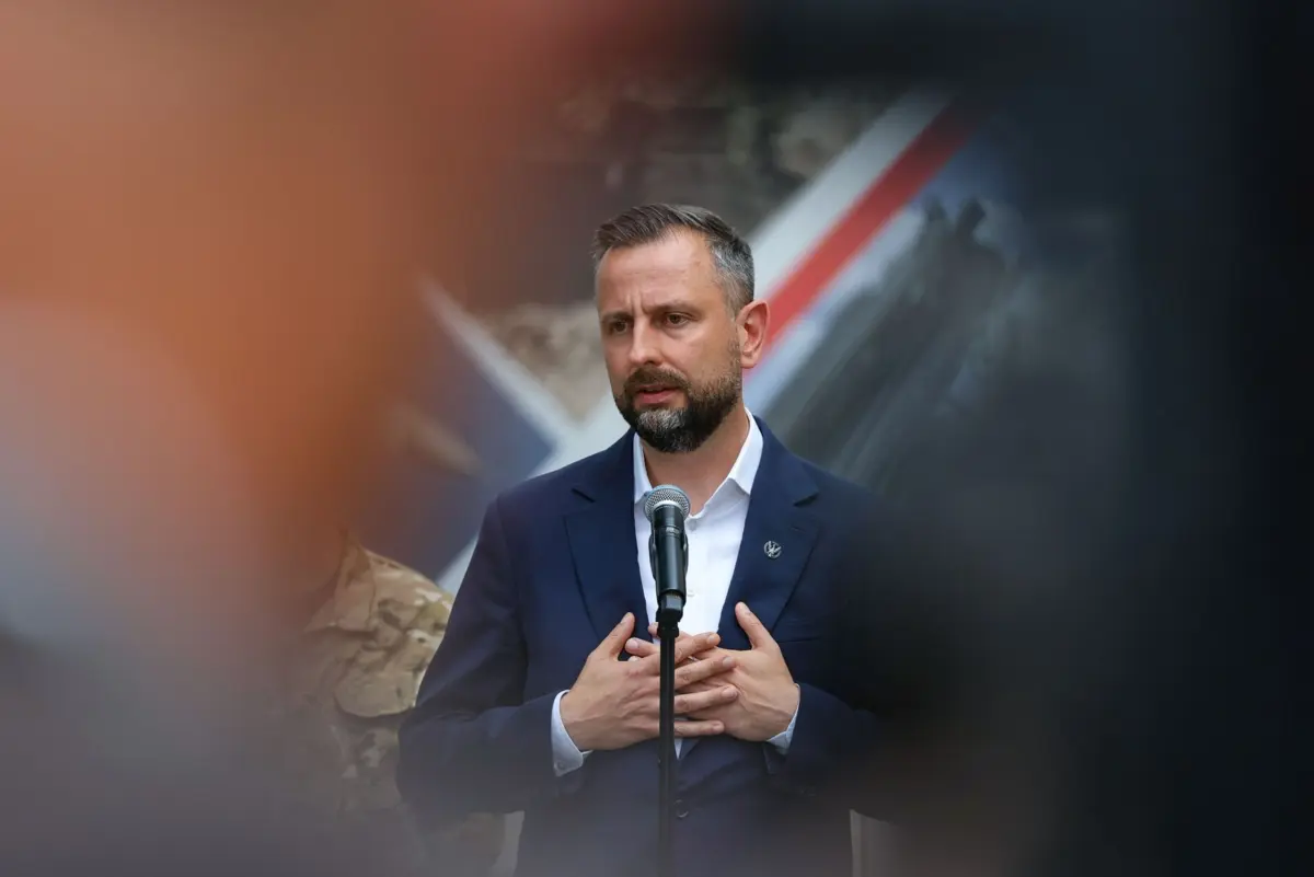 O ministro da Defesa polaco, Wladyslaw Kosiniak-Kamysz