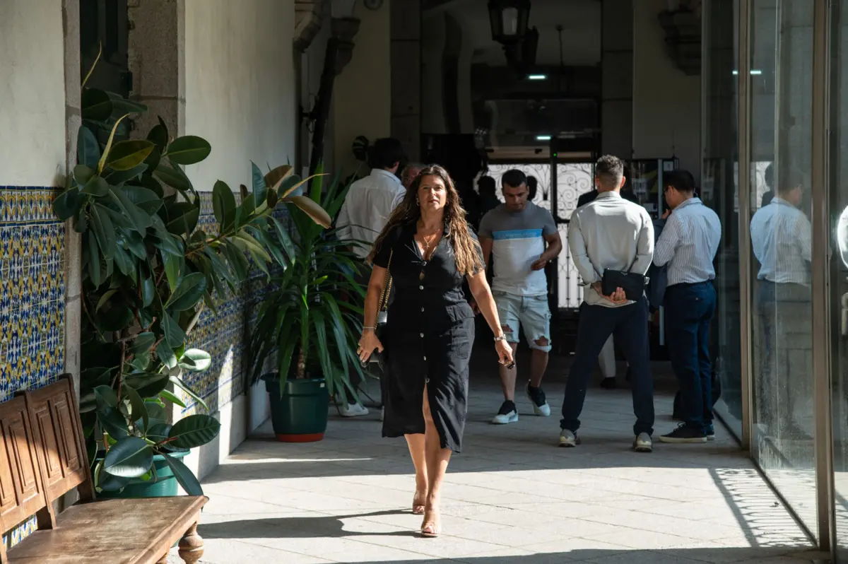 Sandra Madureira, mulher do ex-líder da claque Super Dragões, Fernando Madureira