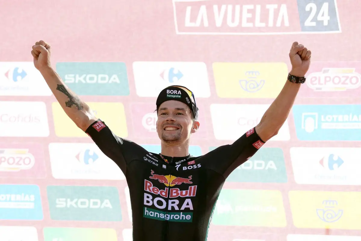 Esloveno encurta a distância para a camisola vermelha detida por Ben O'Connor