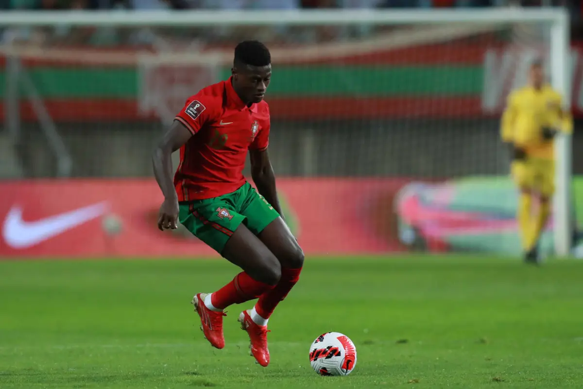 Nuno Mendes, ao serviço da seleção nacional