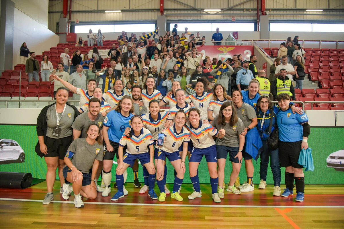 Jogadoras do Atlético tiraram foto de família