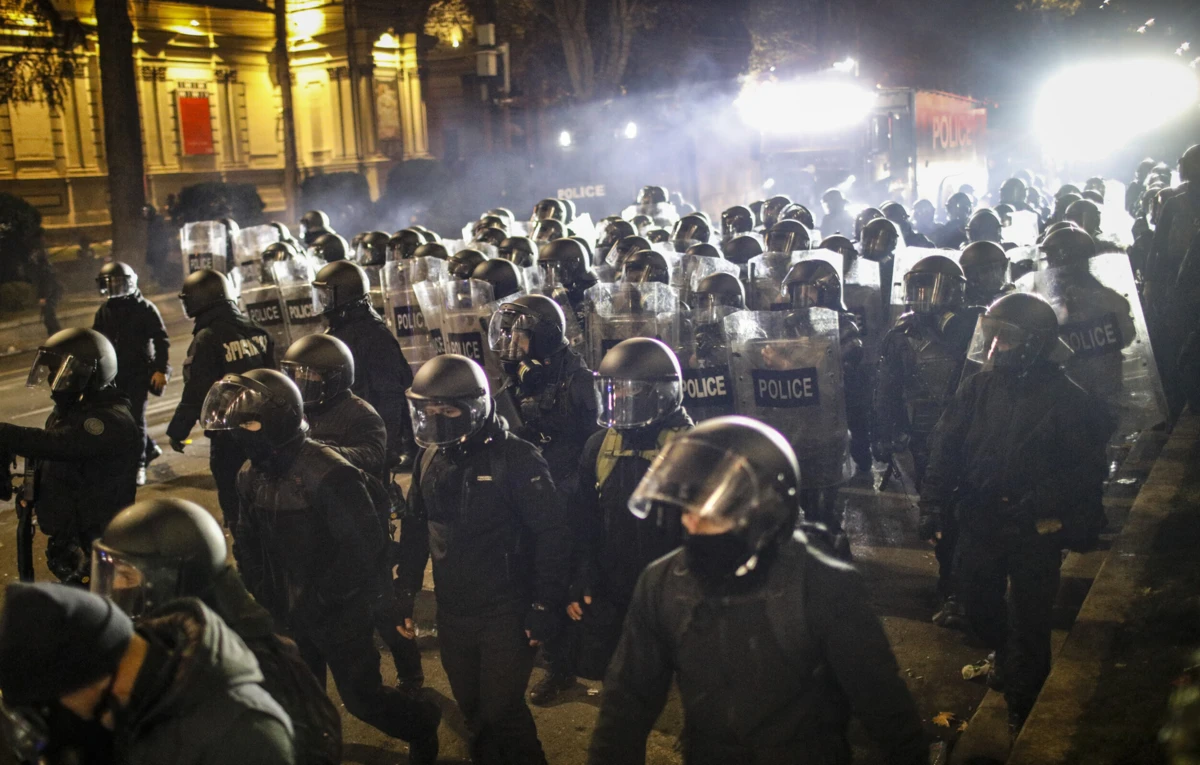 Imagem de contexto do artigo Geórgia declara ilegais protestos da oposição e inicia detenções