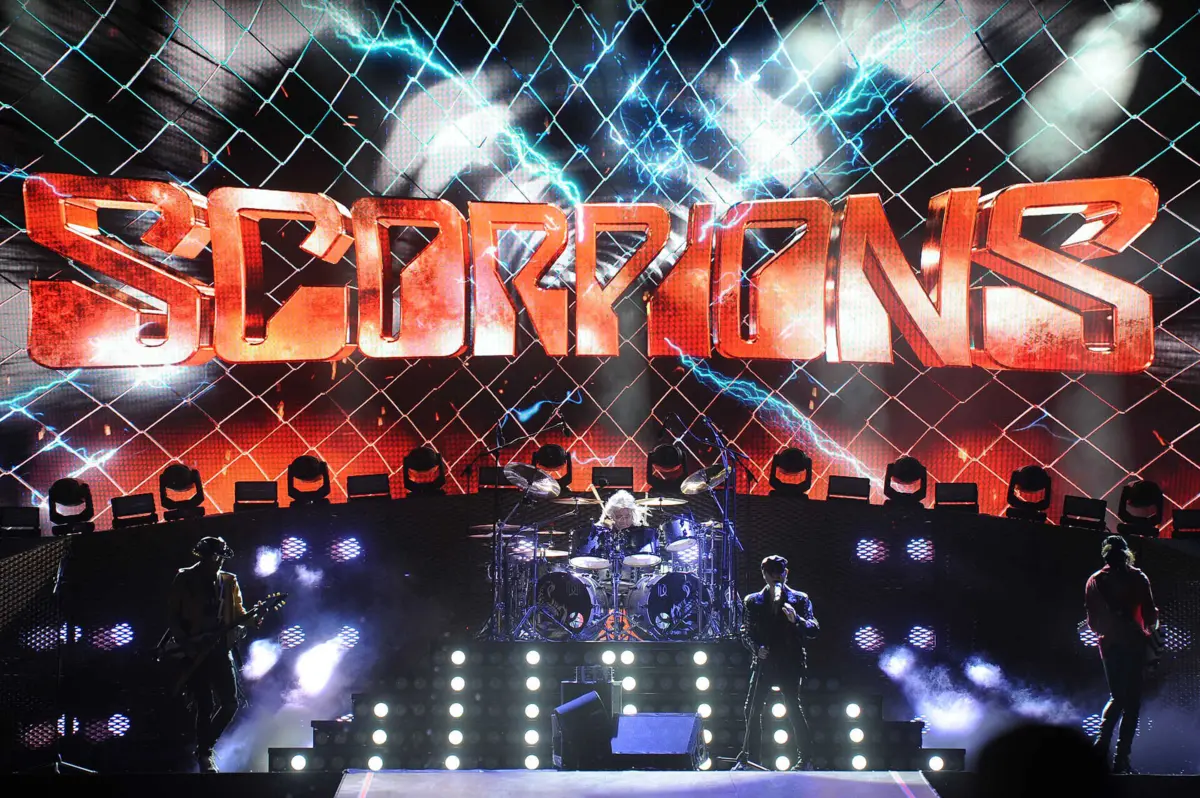 A banda alemã de hard rock deu um concerto de uma hora e meia