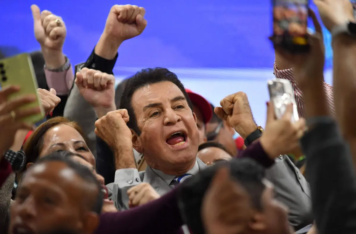 O candidato liberal à presidência das Honduras, Salvador Nasrall