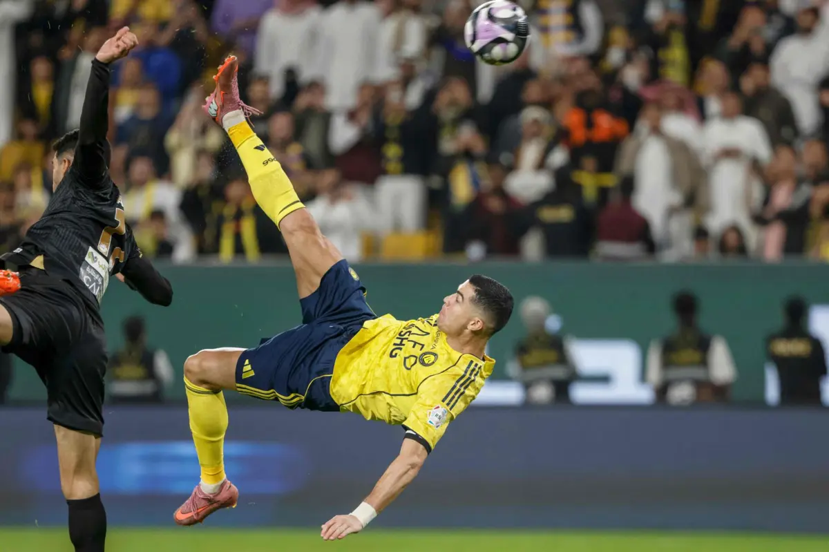 Cristiano Ronaldo consumou a vitória do Al Nassr sobre o Al Khaleej (4-1) em grande estilo