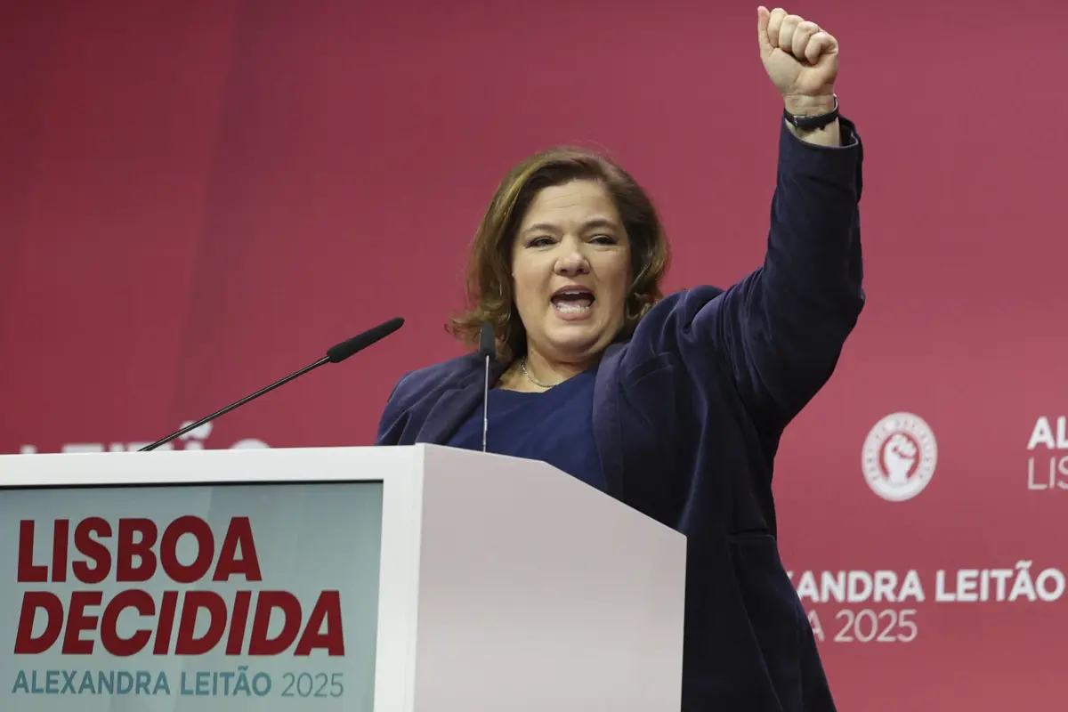 A candidata do PS à Câmara de Lisboa, Alexandra Leitão