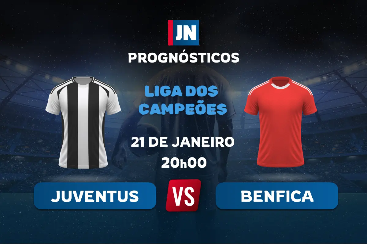 Juventus vs Benfica - Liga dos Campeões - 21/01/2026