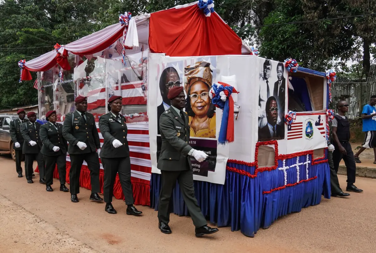 Imagem de contexto do artigo Funeral de Estado na Libéria pelo ex-presidente Doe 35 anos após a sua morte