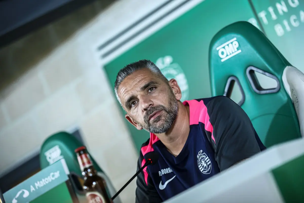 Rui Borges, treinador do Sporting
