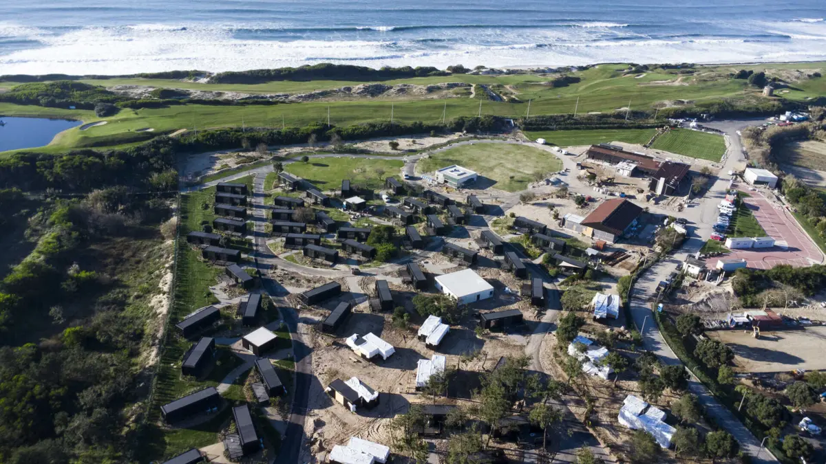 Obras no antigo parque de campismo da Estela