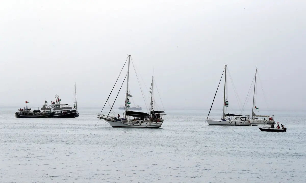 Os navios da Global Sumud Flotilla foram intercetados entre quarta-feira e sexta-feira da semana passada