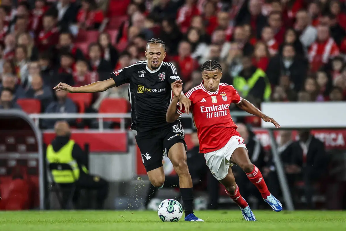 Pablo Roberto deixou boa imagem no empate (1-1) do Casa Pia frente ao Benfica, no Estádio da Luz