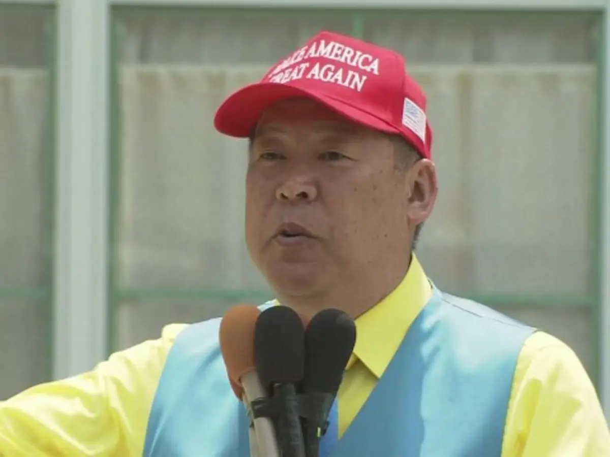 Takashi Tachibana, presidente do Partido Colaborativo (NHK, na sigla em inglês)