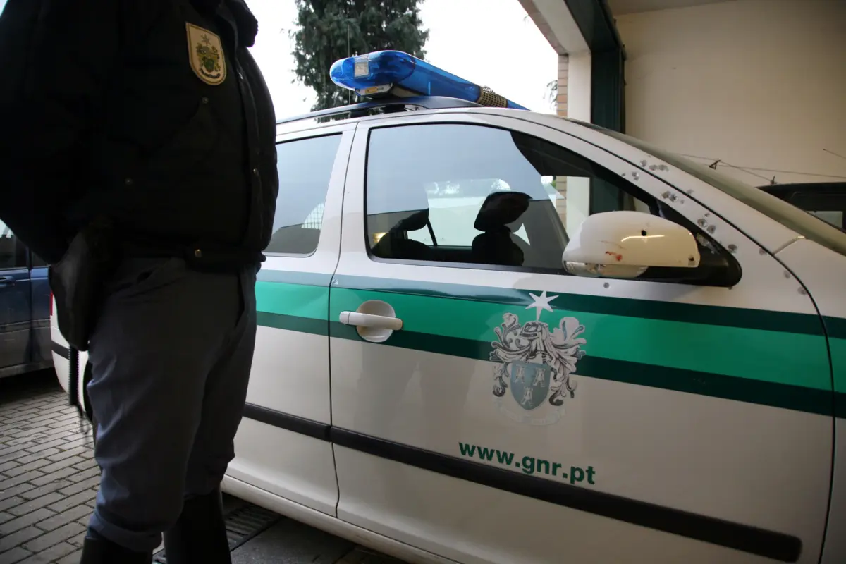 GNR deslocou-se até ao local e deteve os dois suspeitos