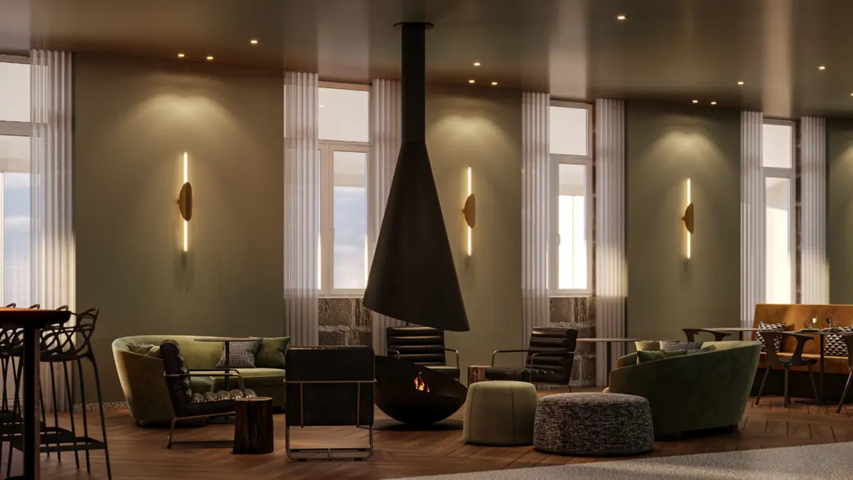 O interior do novo The Lince Braga