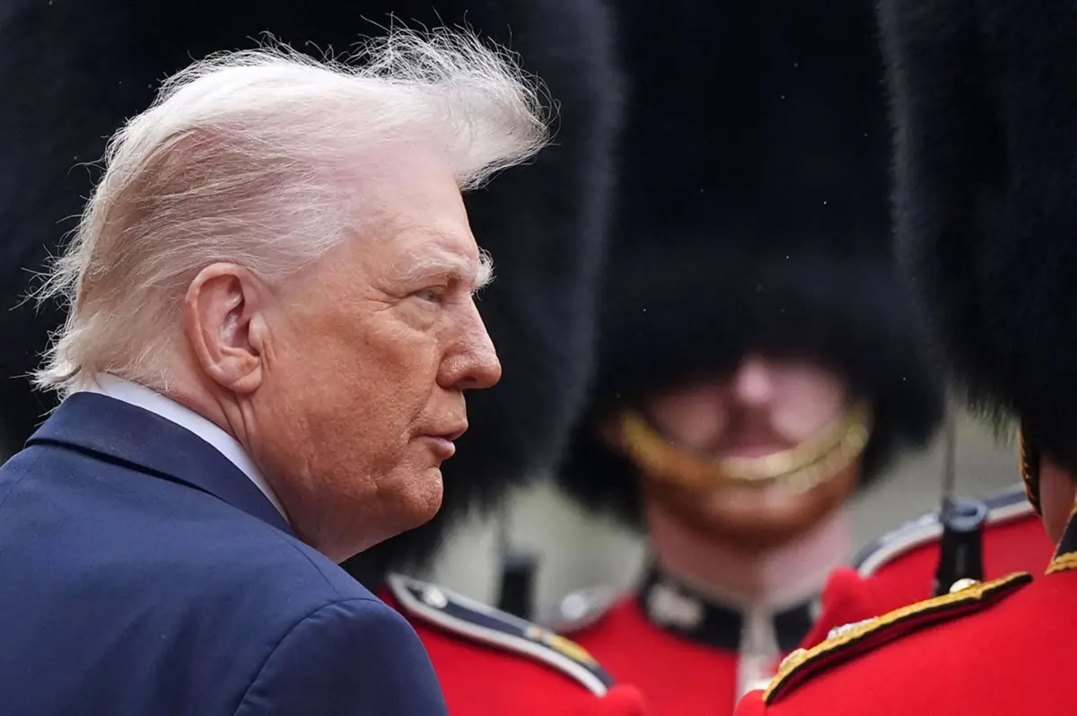 Trump recebido em Windsor