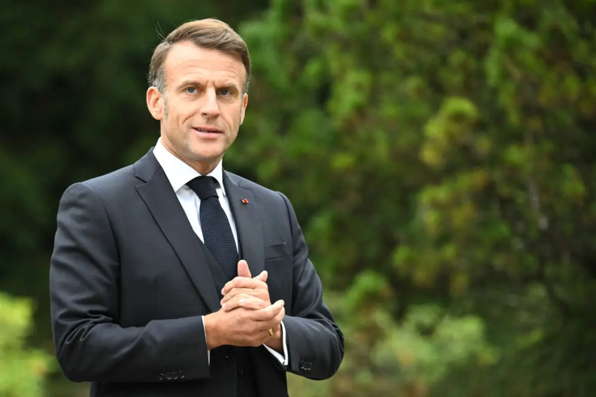 O presidente francês, Emmanuel Macron