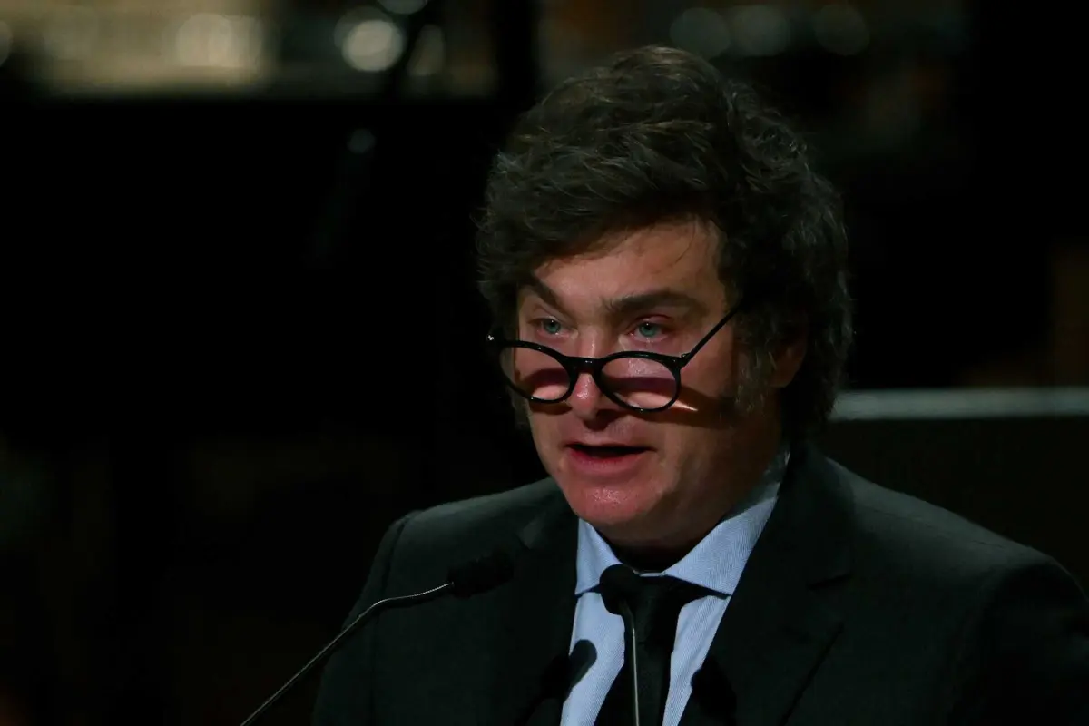 O presidente da Argentina , Javier Milei